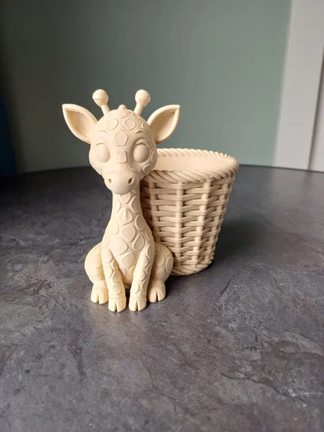 Chậu Trồng Cây Hươu Cao Cổ Dễ Thương (Cute Giraffe Planter) - Image 7
