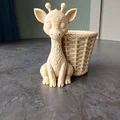 Chậu Trồng Cây Hươu Cao Cổ Dễ Thương (Cute Giraffe Planter) - Thumbnail 8
