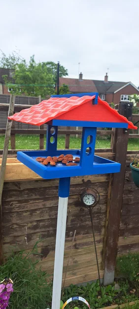 Bàn cho chim ăn ngoài vườn (Garden Bird Table) - Image 5
