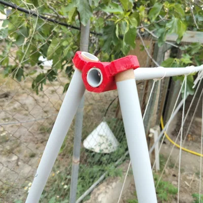 Đầu nối ống PVC 20mm cho giàn cây cà chua