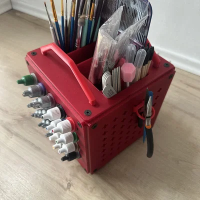 Khối cube giữ sơn Army Paints kèm khay giữ cọ