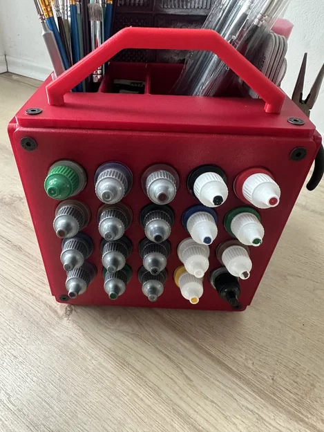 Khối cube giữ sơn Army Paints kèm khay giữ cọ - Image 2