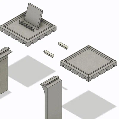 Modular Sofa Hub – Bộ organizer mô-đun cho tay ghế sofa