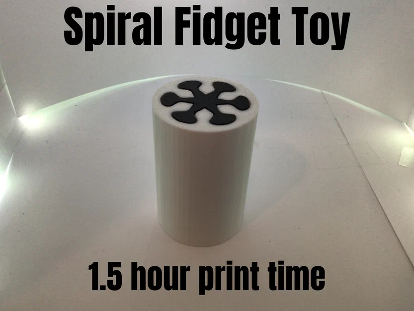 Mẫu đồ chơi giải trí Spiral Fidget Tube in 3D cực độc đáo - Image 1