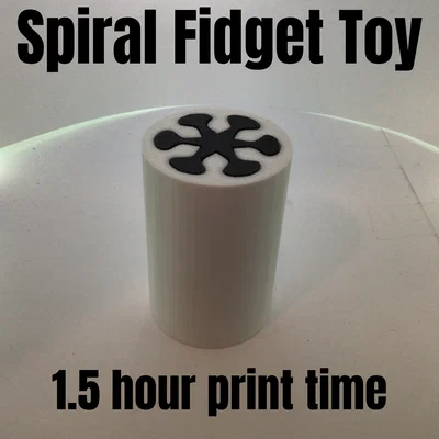 Mẫu đồ chơi giải trí Spiral Fidget Tube in 3D cực độc đáo