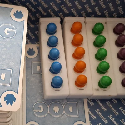Khay đựng quân cờ boardgame Dog - Phụ kiện in 3D tiện lợi