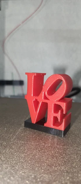 Mô hình trang trí chữ LOVE 3D nghệ thuật - Đồ decor bàn làm việc - Image 2