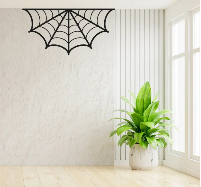 Mô hình mạng nhện trang trí tường 3D cho Halloween và decor phòng - Image 1