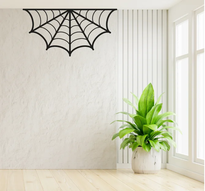 Mô hình mạng nhện trang trí tường 3D cho Halloween và decor phòng
