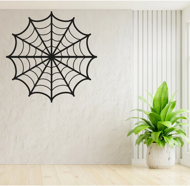 Mô hình mạng nhện trang trí tường 3D cho Halloween và decor phòng - Image 2
