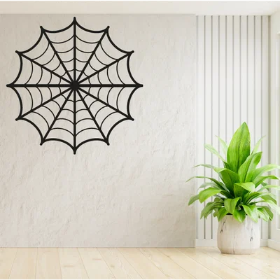 Mô hình mạng nhện trang trí tường 3D cho Halloween và decor phòng