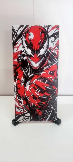 Carnage – Chân dung symbiote HueForge đa màu - Image 1
