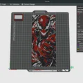 Carnage – Chân dung symbiote HueForge đa màu - Thumbnail 3
