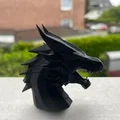 Mô hình đầu rồng phong cách Low Poly trang trí bàn làm việc - Thumbnail 3