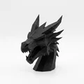 Mô hình đầu rồng phong cách Low Poly trang trí bàn làm việc - Thumbnail 4