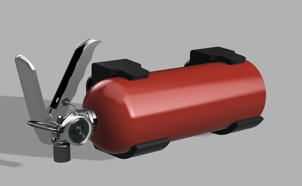 Ngàm gắn Molle cho bình chữa cháy (Fire Extinguisher Molle attachment) - Image 1