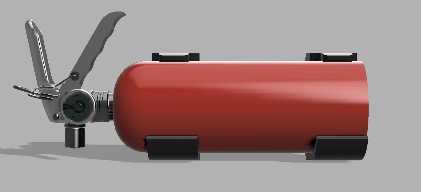 Ngàm gắn Molle cho bình chữa cháy (Fire Extinguisher Molle attachment) - Image 3