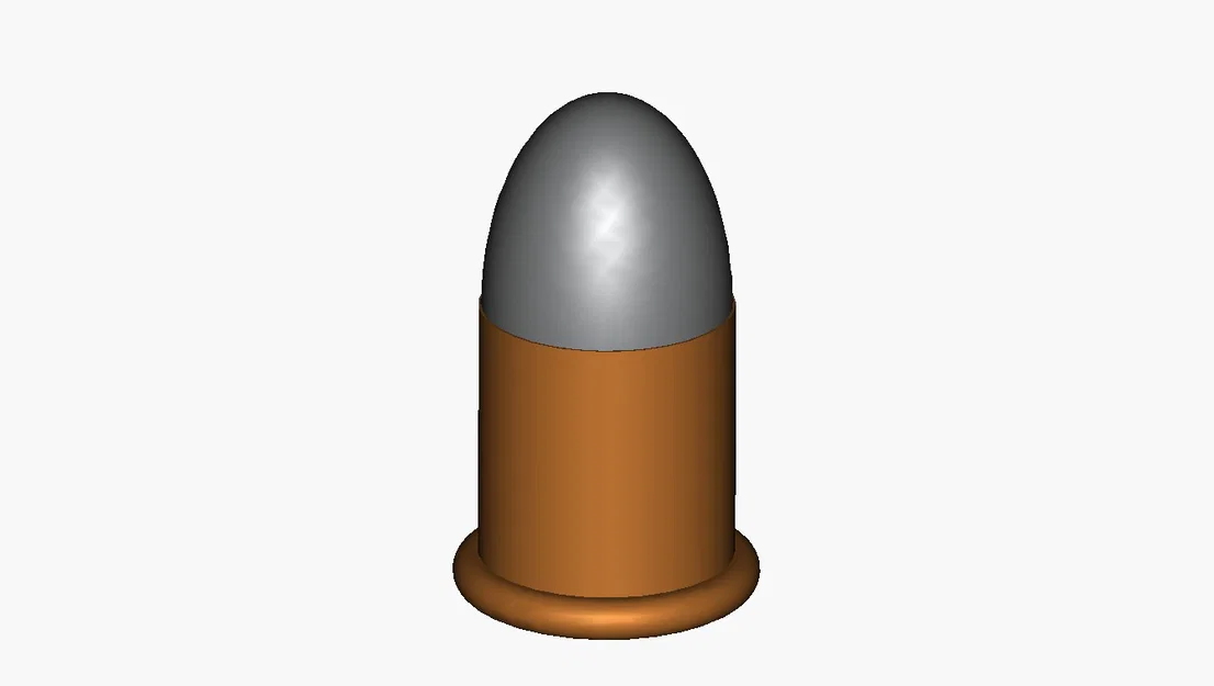 Mô hình đạn Flobert 9mm: File STL in 3D trang trí cực nét - Image 1