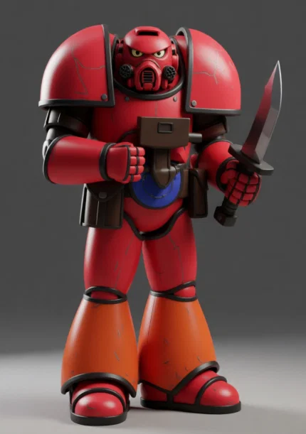 Mô hình 3D Space Marine Blood Angels cho người yêu thích Warhammer 40k - Image 1