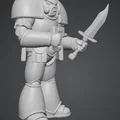 Mô hình 3D Space Marine Blood Angels cho người yêu thích Warhammer 40k - Thumbnail 2