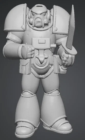 Mô hình 3D Space Marine Blood Angels cho người yêu thích Warhammer 40k - Image 3