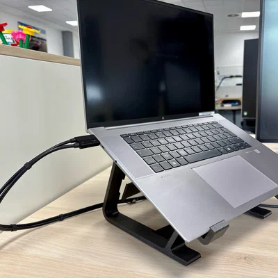 Giá đỡ Laptop tháo lắp tiện lợi: Phụ kiện in 3D thông minh cho văn phòng