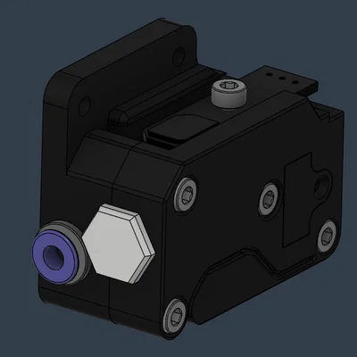 Cảm biến filament thông minh: runout switch + nút RGB backlit