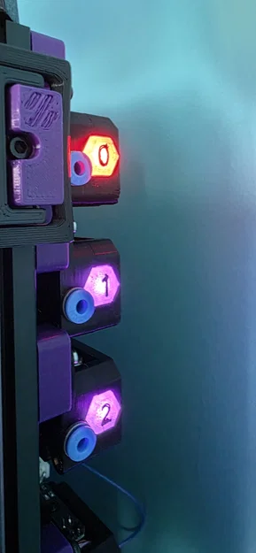 Cảm biến filament thông minh: runout switch + nút RGB backlit - Image 2