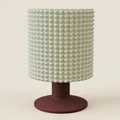 Đèn bàn chân pedestal – chụp cylinder họa tiết khối lập phương 3D nổi - Thumbnail 8
