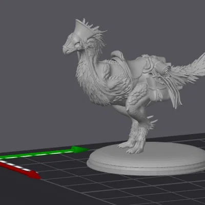 Mô hình in 3D thú cưỡi MH Wilds Mount chi tiết cho game thủ