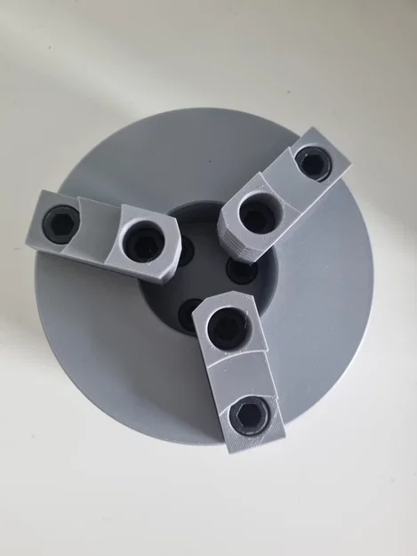 CNC Lathe Chuck tự canh tâm (3D Printable) - Image 7