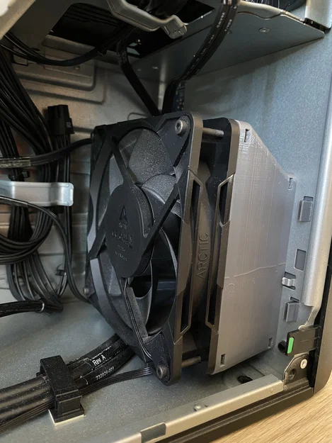 HP Z440: Gắn fan trước 120mm kèm lọc bụi (Z440 120mm front fan with filter) - Image 1