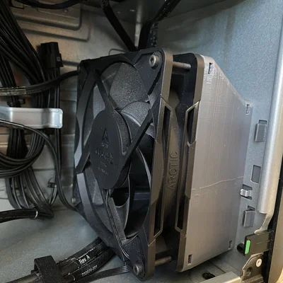 HP Z440: Gắn fan trước 120mm kèm lọc bụi (Z440 120mm front fan with filter)