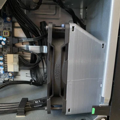 HP Z440: Gắn fan trước 120mm kèm lọc bụi (Z440 120mm front fan with filter)
