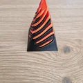 Mô hình tháp xoắn giải trí Spiral Fidget Square (File in 3D) - Thumbnail 1