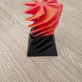 Mô hình tháp xoắn giải trí Spiral Fidget Square (File in 3D) - Thumbnail 6