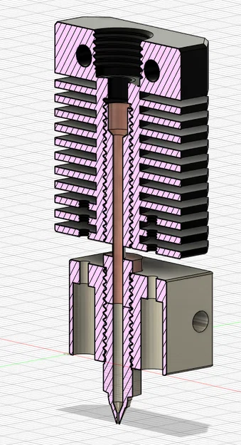 File thiết kế 3D Creality Spider v1 500c Hotend (Chuẩn STEP) - Image 2