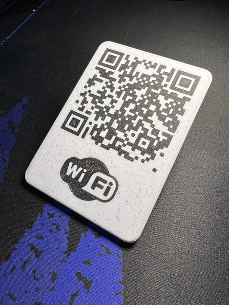 Thẻ QR WiFi 3D (WiFi QR-Code Card) tự thiết kế tiện lợi - Image 1