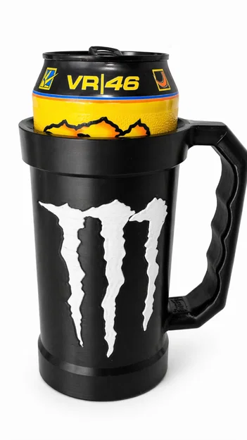 Mô hình cốc giữ lon nước Monster Energy cực ngầu - Image 1