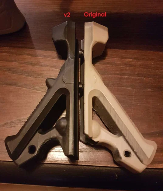Tay cầm trước angled AFG M-LOK (M-LOK) không có side mounts - Image 7