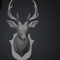 Mô hình đầu hươu treo tường nghệ thuật - File in 3D chất lượng - Thumbnail 2