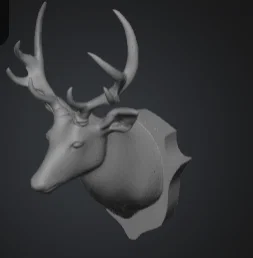 Mô hình đầu hươu treo tường nghệ thuật - File in 3D chất lượng - Image 5