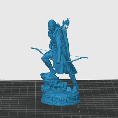 Mô hình 3D Legolas Greenleaf từ Lord of the Rings cực chi tiết