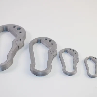 Carabiner EDC Đa Kích Cỡ (S–XXL) – Carabiner Multi-Size EDC