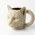 Ly/Mug Đầu Mèo Tay Cầm Đuôi Cuộn – 3D Printable Realistic - Thumbnail 3
