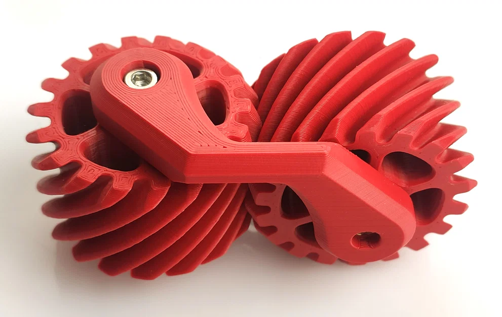 Đồ chơi xoay bánh răng Gear Fidget (Remix) - In 3D cực mượt - Image 1