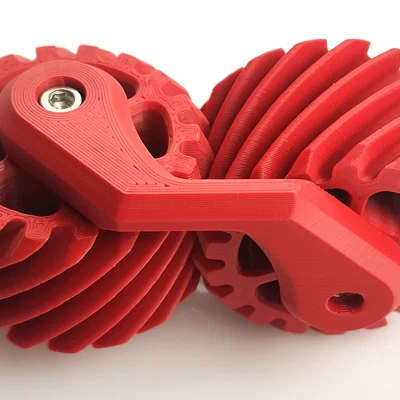 Đồ chơi xoay bánh răng Gear Fidget (Remix) - In 3D cực mượt