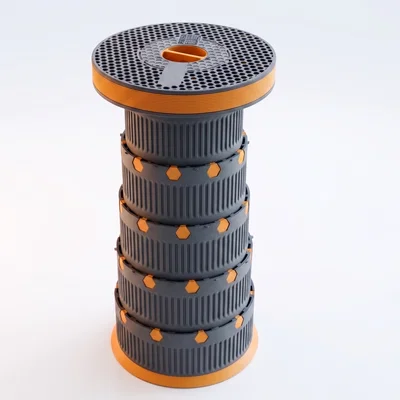 Ghế Telescopic PrusaSpool từ spool Prusament (Tải trọng: 95 kg+)