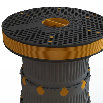 Ghế Telescopic PrusaSpool từ spool Prusament (Tải trọng: 95 kg+)