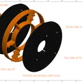 Ghế Telescopic PrusaSpool từ spool Prusament (Tải trọng: 95 kg+) - Thumbnail 5